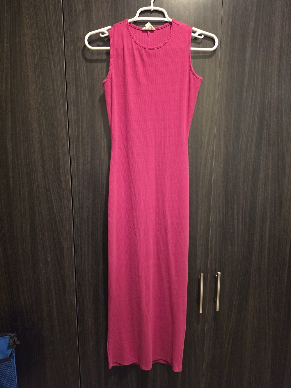 See You Monday: Fuchsia Sleeveless Maxi Dress